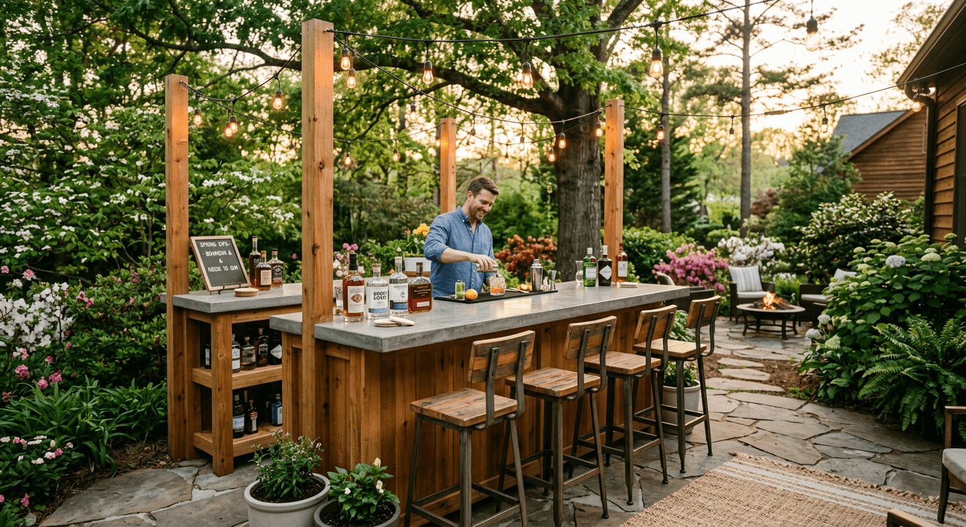 Build an Outdoor Bar This Weekend