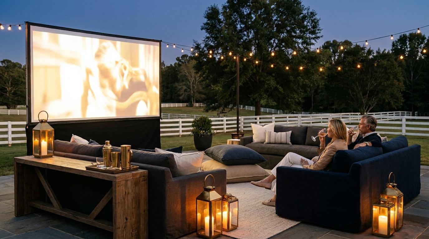 The Match-Day Lawn Cinema