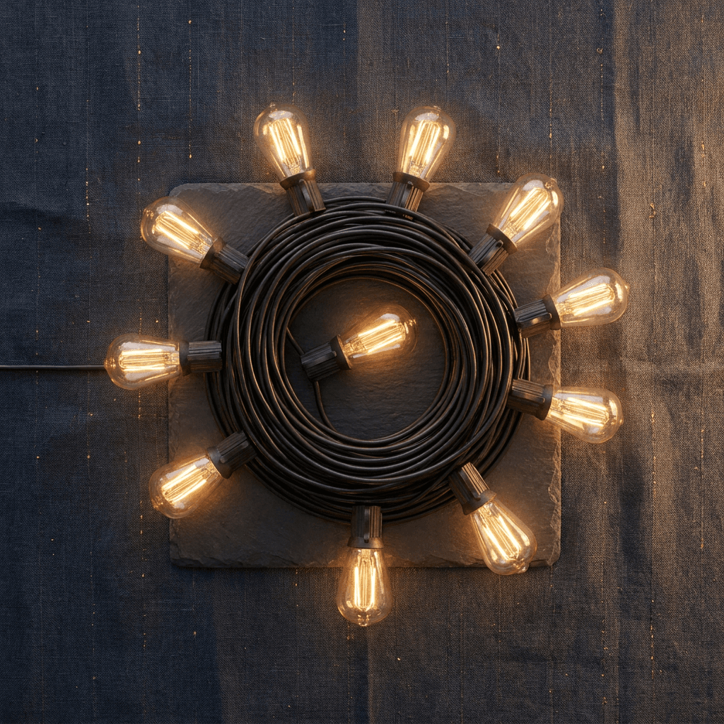 Outdoor Café String Lights
