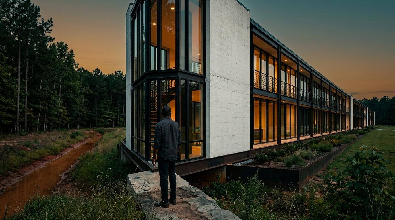 What a 367-Meter Narrow Chinese Site Teaches Atlanta Builders About the Land They're Wasting