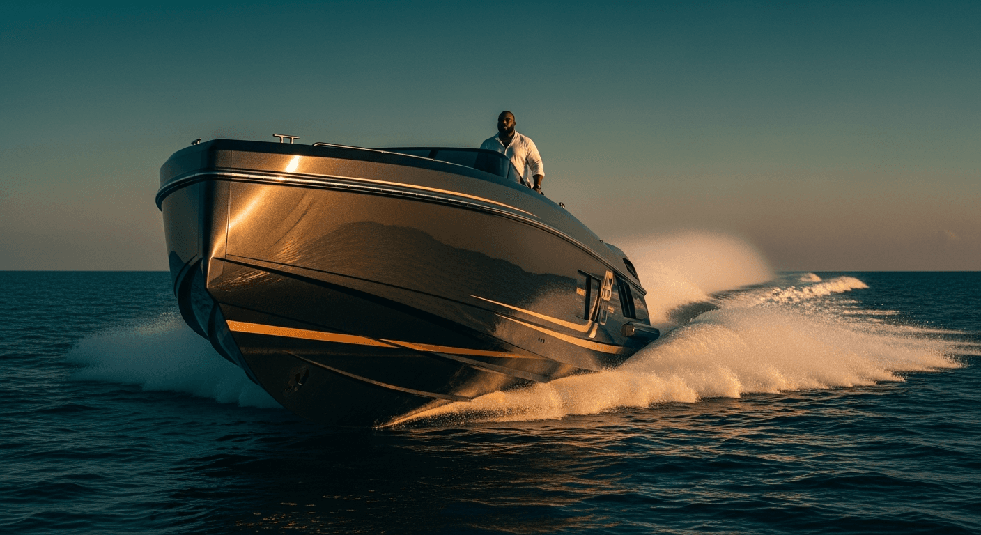 The yacht your car tuner built.
