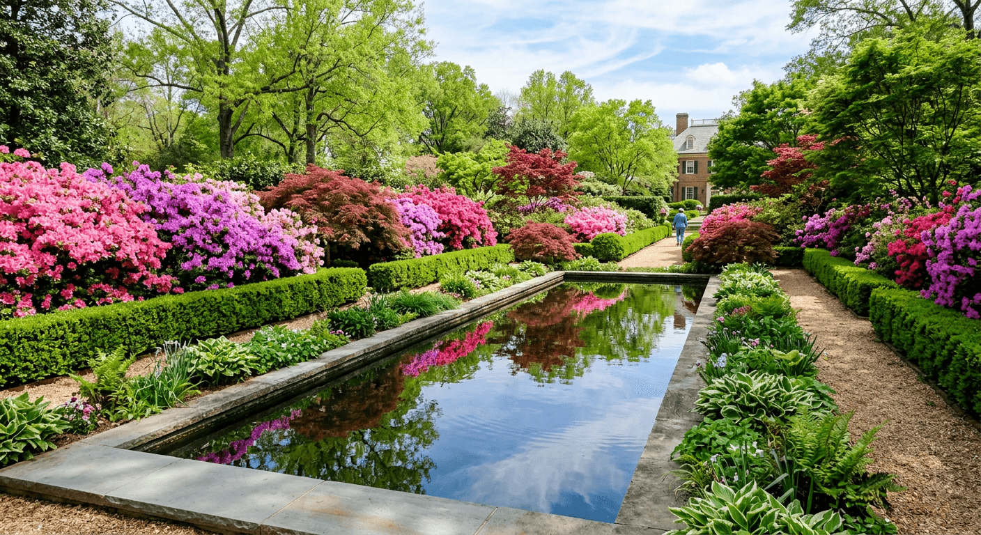 Gibbs Gardens Spring Walk