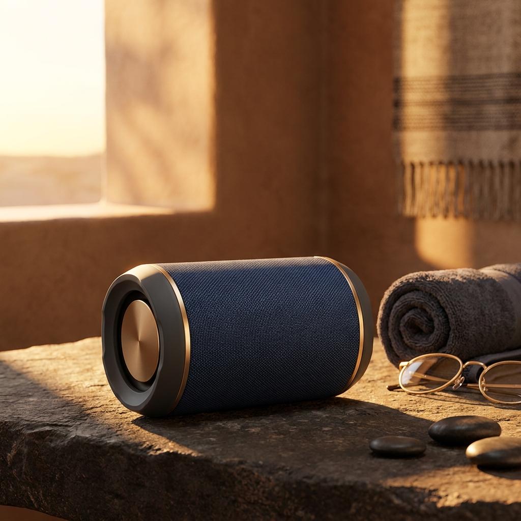 Portable Bluetooth Speaker — Waterproof, 360° Sound