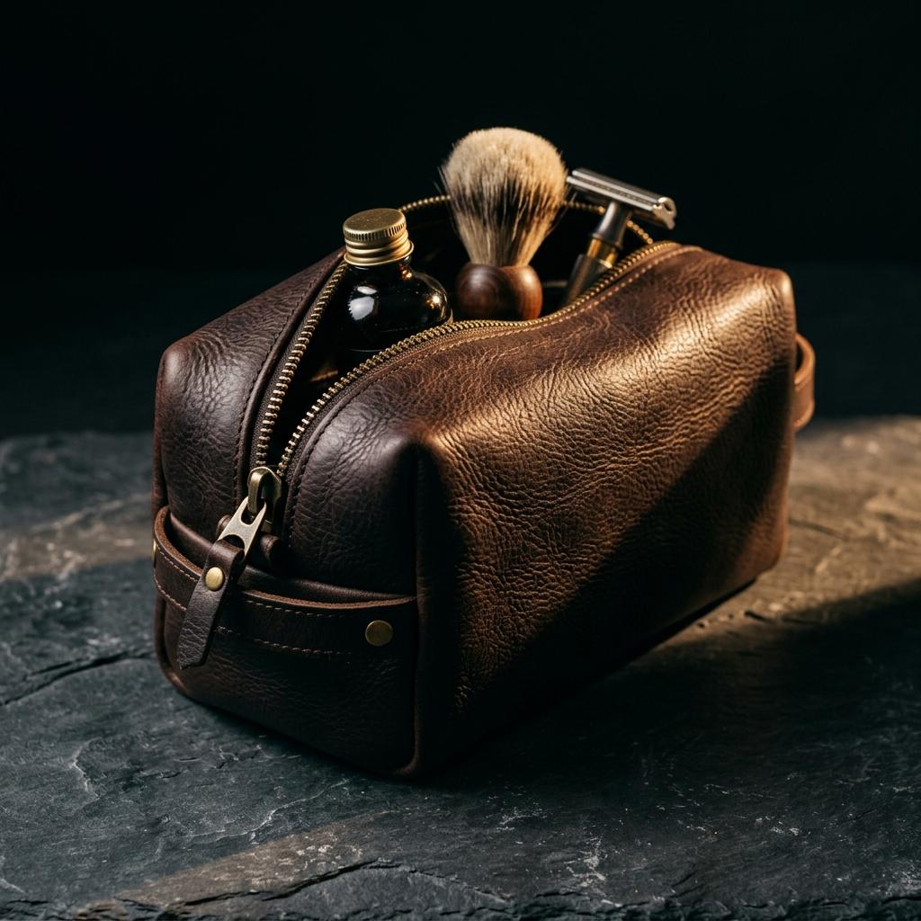Leather Dopp Kit