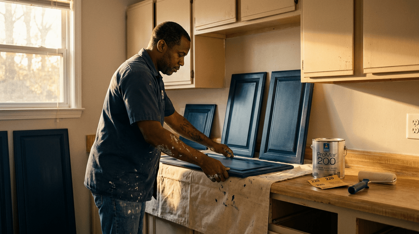 The Beige Kitchen Problem — And the $400 DIY Fix That Actually Works