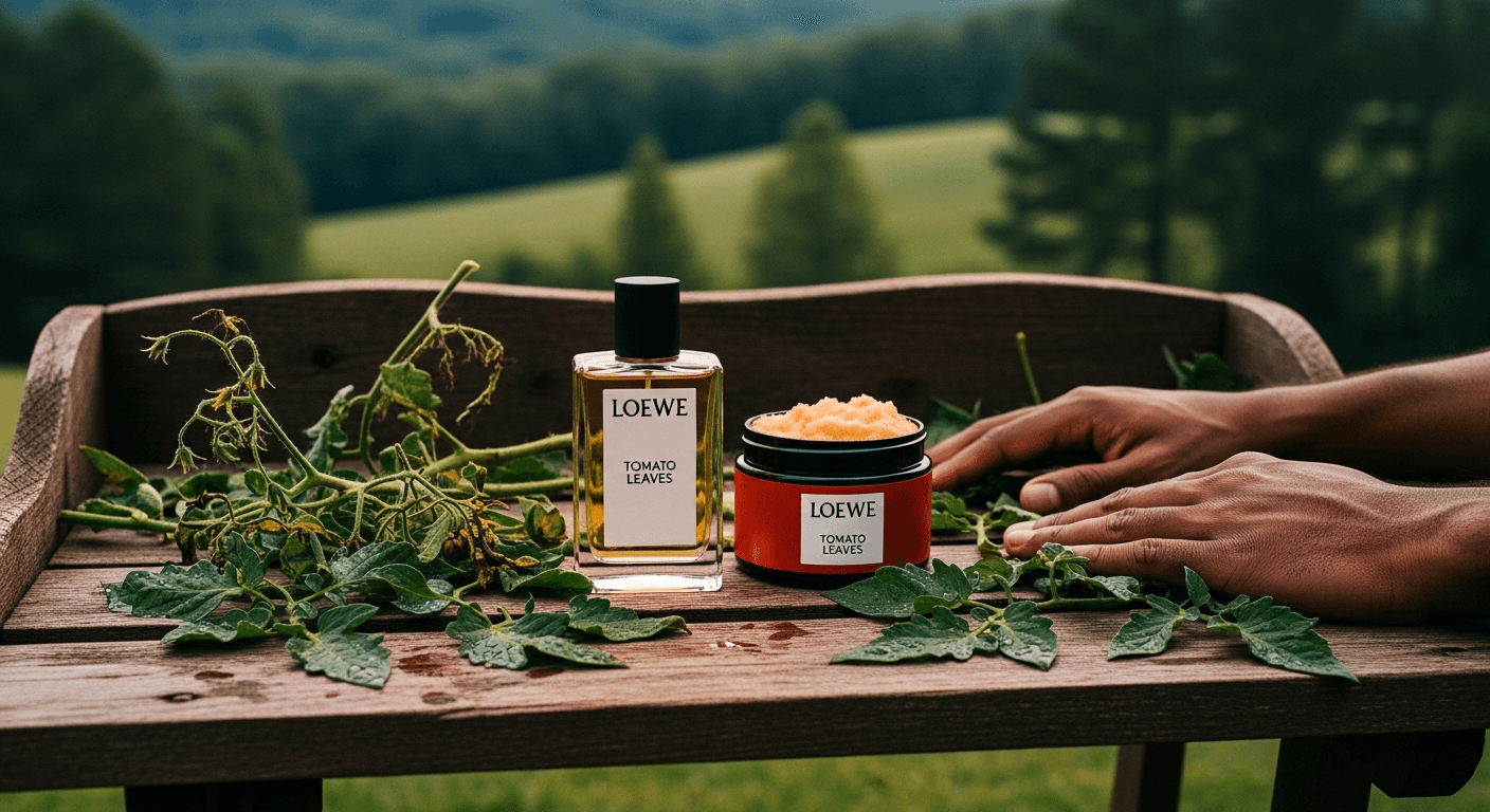 The fragrance that made a vegetable garden cool.
