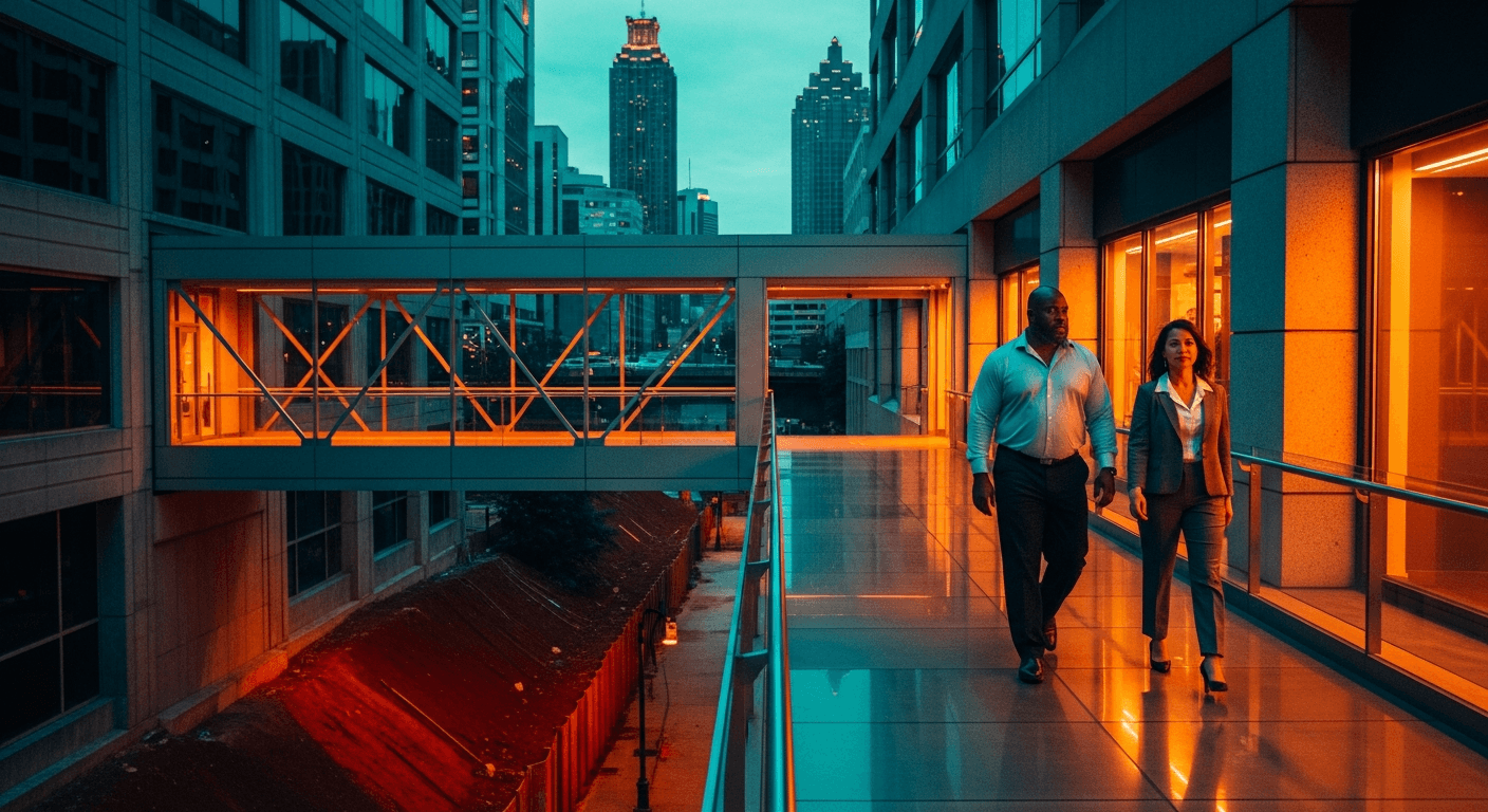 Hong Kong Built a City in the Sky. Atlanta Is Still Arguing About Sidewalks.