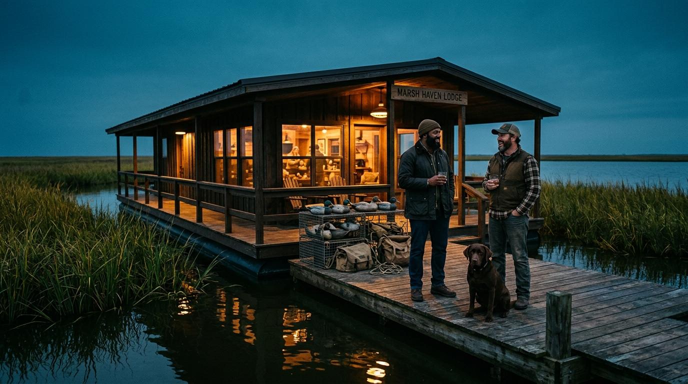A $5.5M Floating Duck Camp in Louisiana — And Why It Makes Sense If You Know How to Look at It